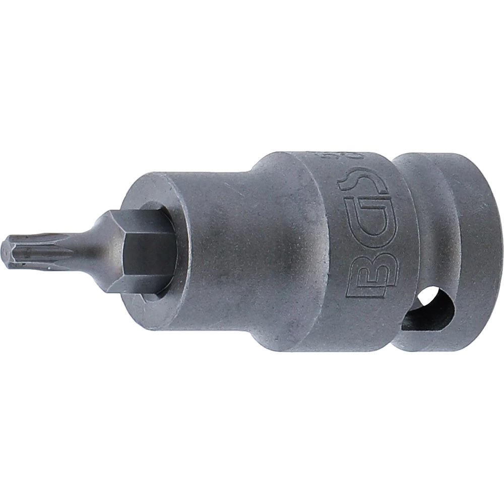 Kraft-Bit-Einsatz, Länge 55 mm, Antrieb Innenvierkant 12,5 mm (1/2"), T-Profil (für Torx) T20