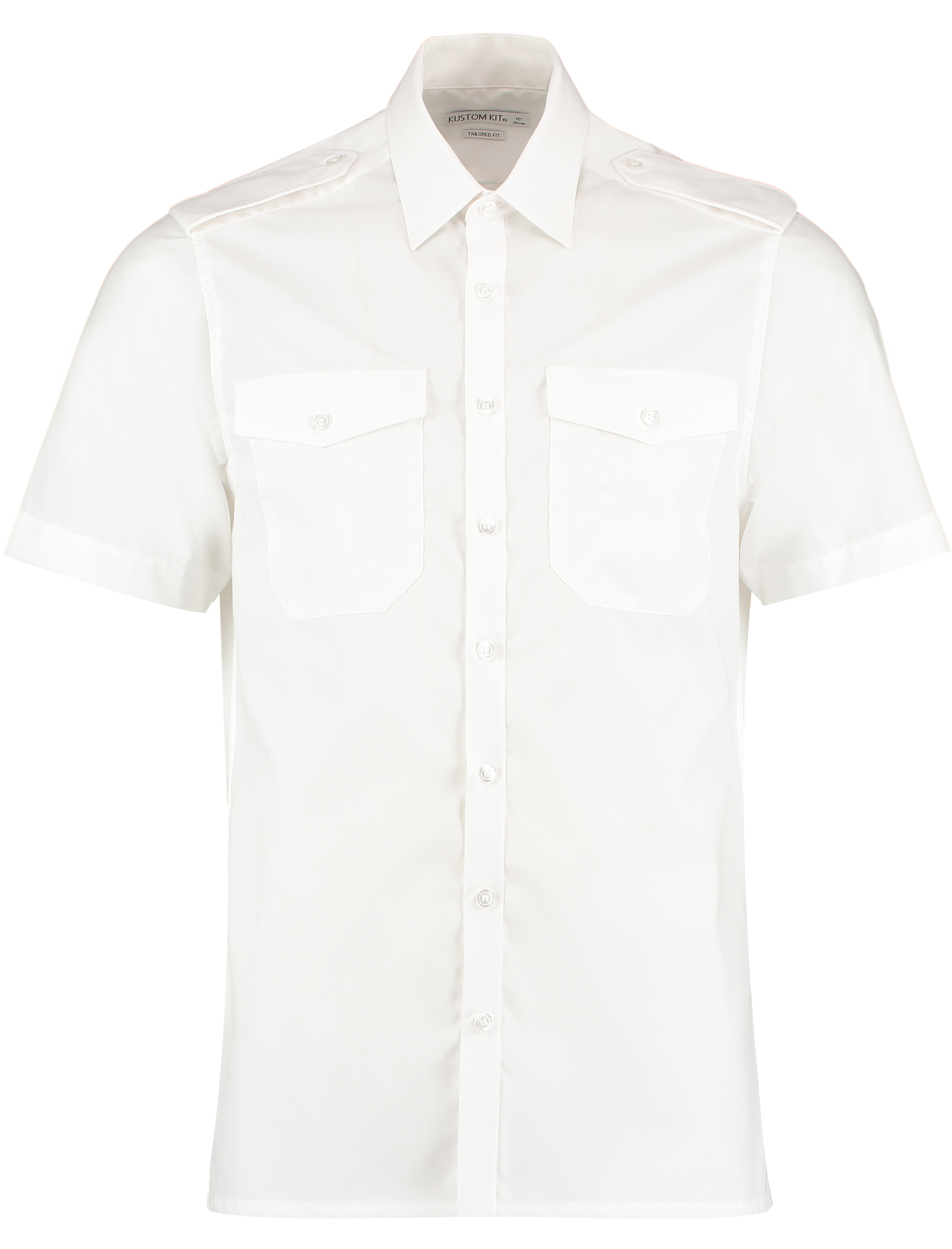 Hemd – Men´s Tailored Fit Pilot Shirt Short Sleeve