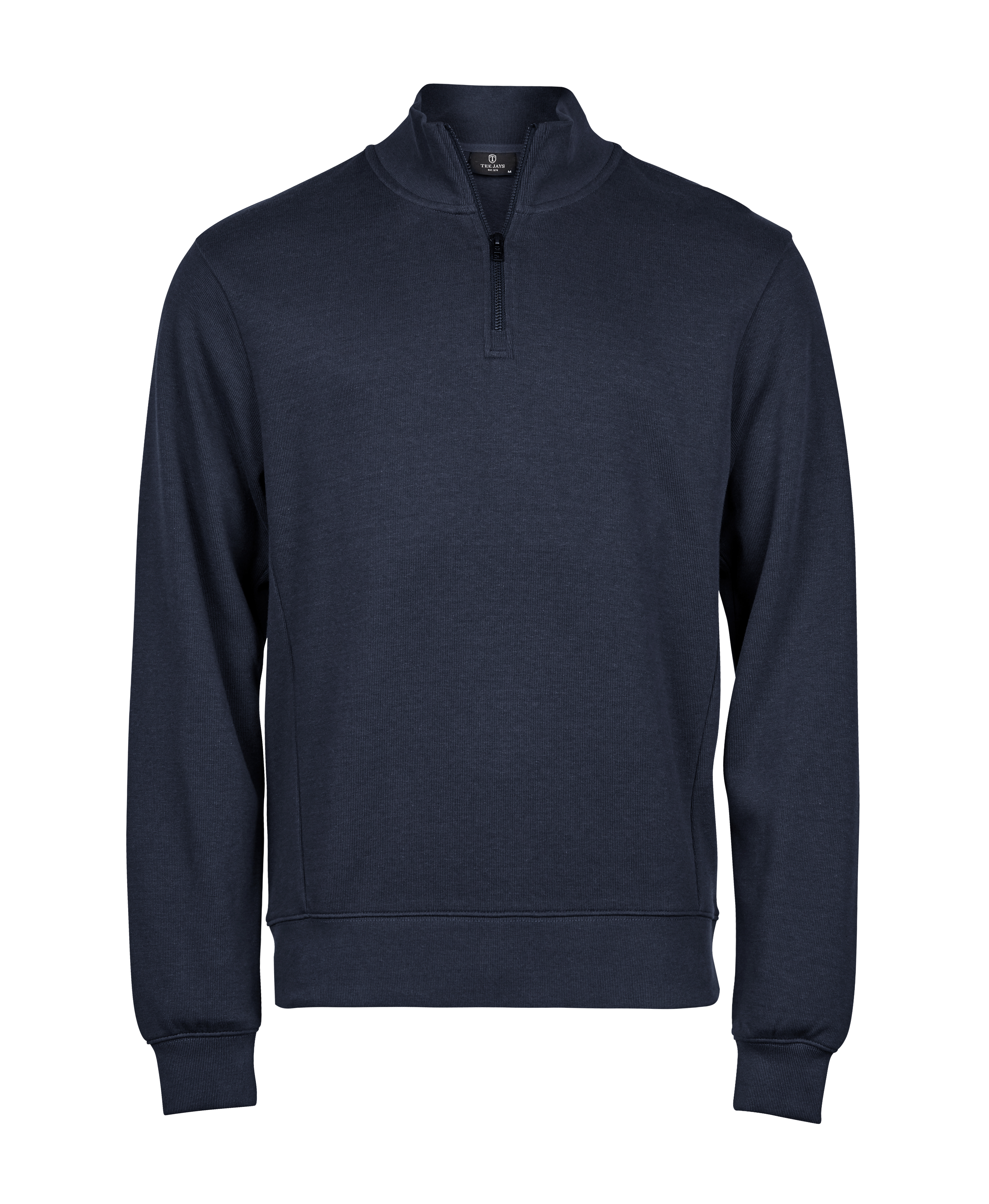 Sweatshirt – Ribbed Interlock Half Zip