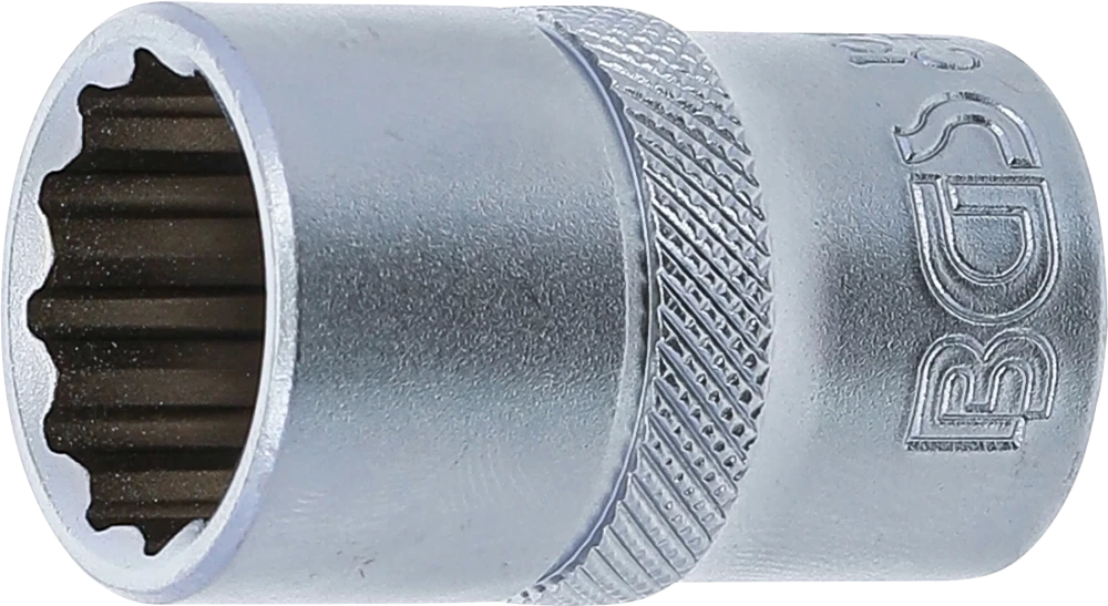Steckschlüssel-Einsatz Zwölfkant, Antrieb Innenvierkant 12,5 mm (1/2"), SW 17 mm