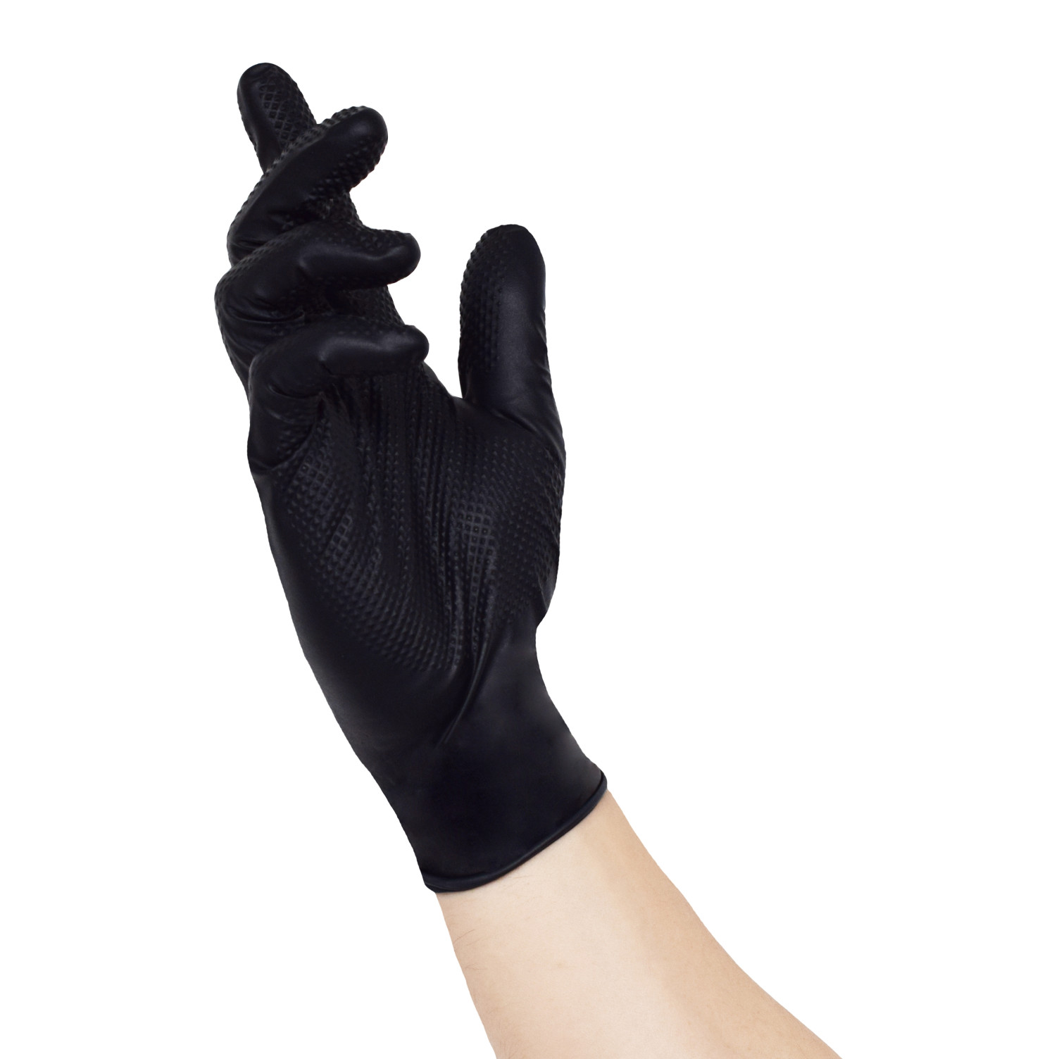 Handschuh TOUGH GRIP N Nitril-Einmalhandschuhe