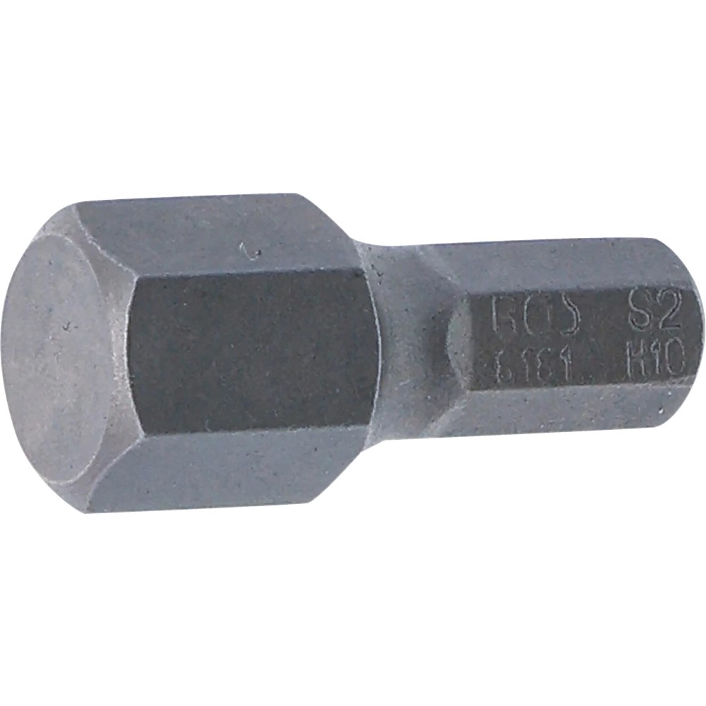 Bit, Länge 25 mm, Antrieb Außensechskant 6,3 mm (1/4"), Innensechskant 10 mm