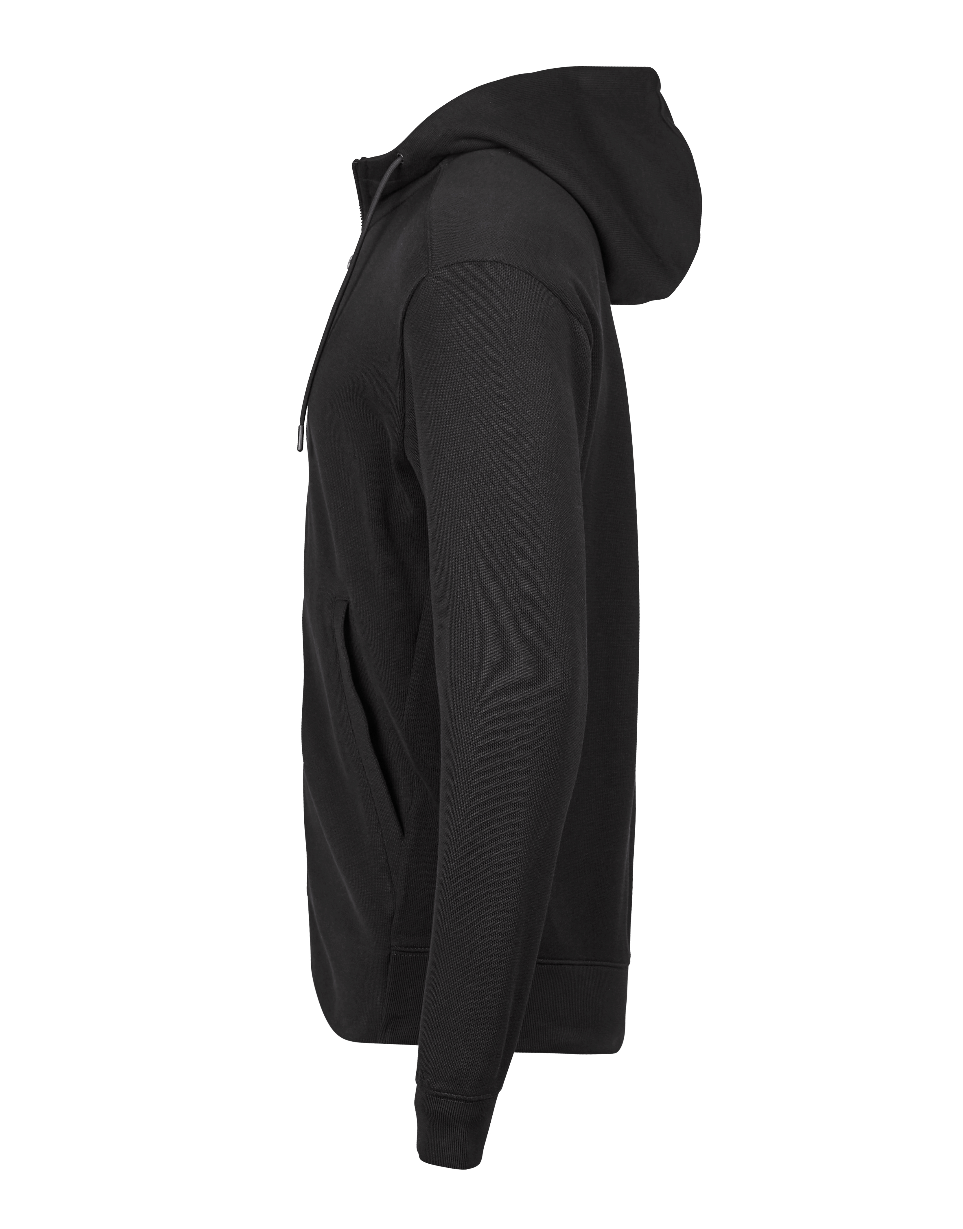 Sweatshirt – Ribbed Interlock Hooded Full Zip