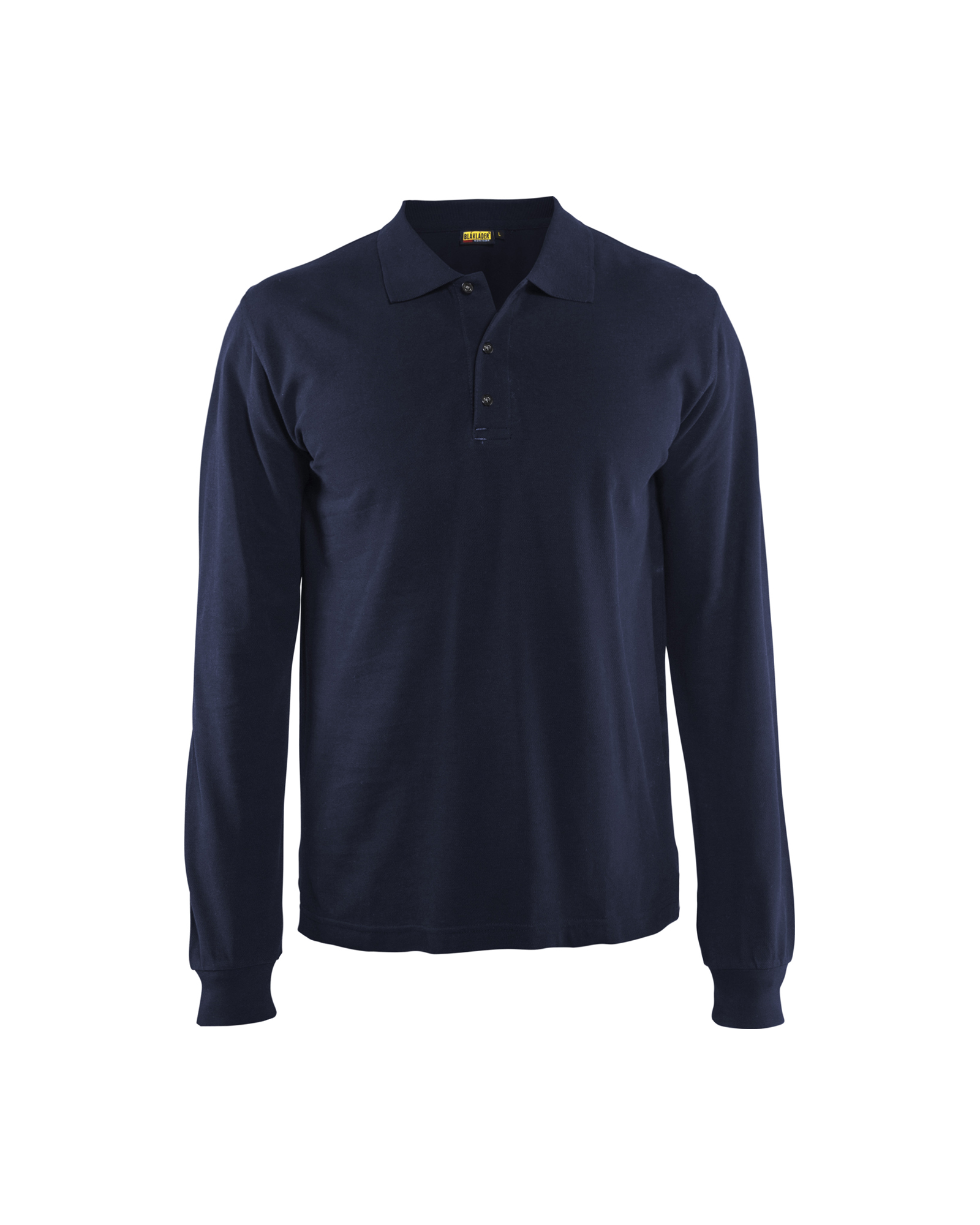 Langarm Poloshirt
