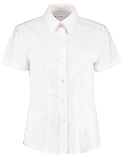 Hemd – Women´s Tailored Fit Workwear Oxford Shirt Short Sleeve