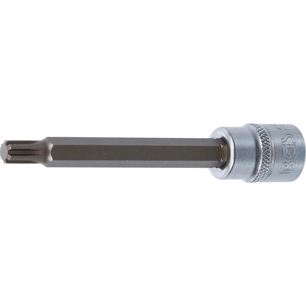 Bit-Einsatz, Länge 100 mm, Antrieb Innenvierkant 10 mm (3/8"), Keil-Profil (für RIBE) M7