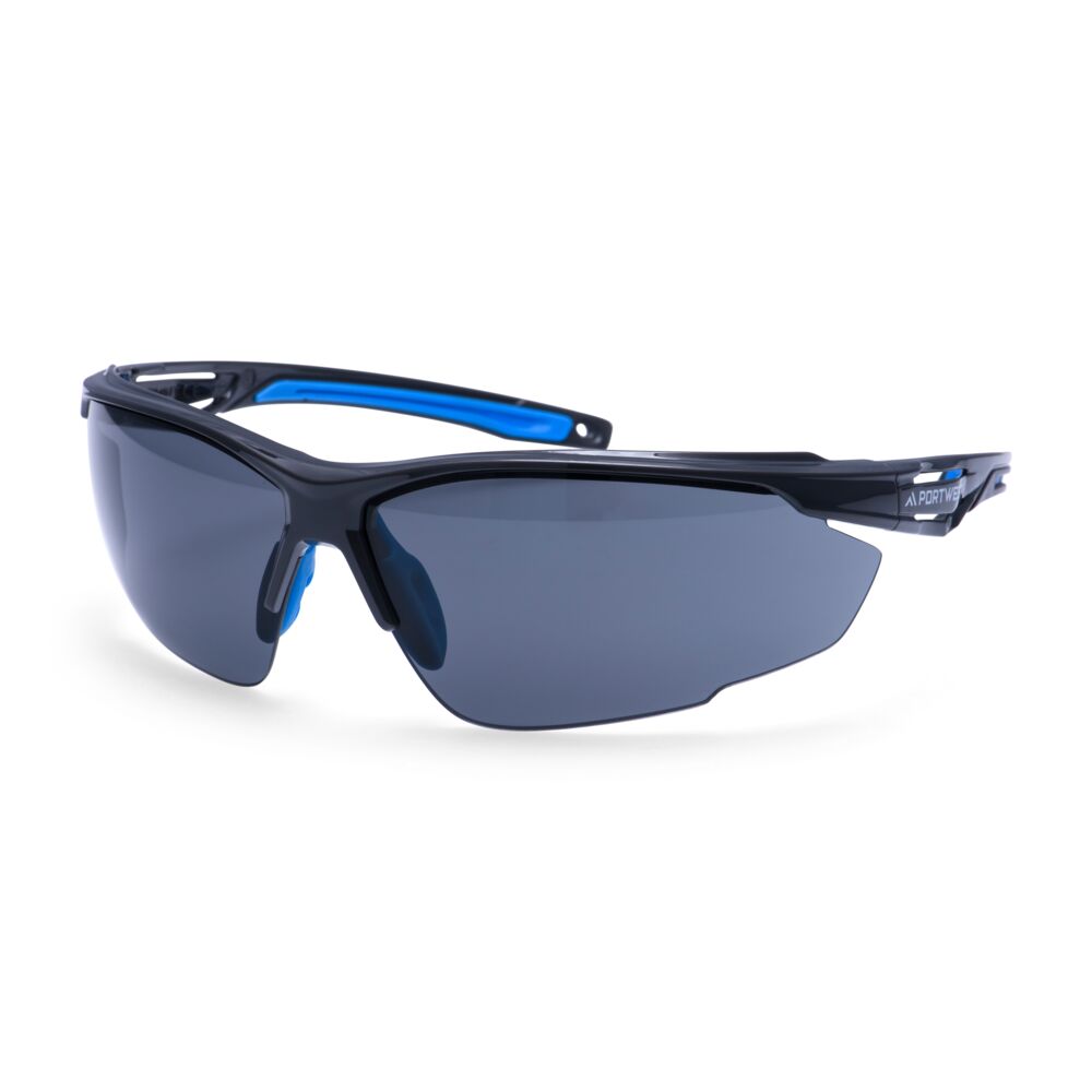Anthrazitfarbene KN Schutzbrille