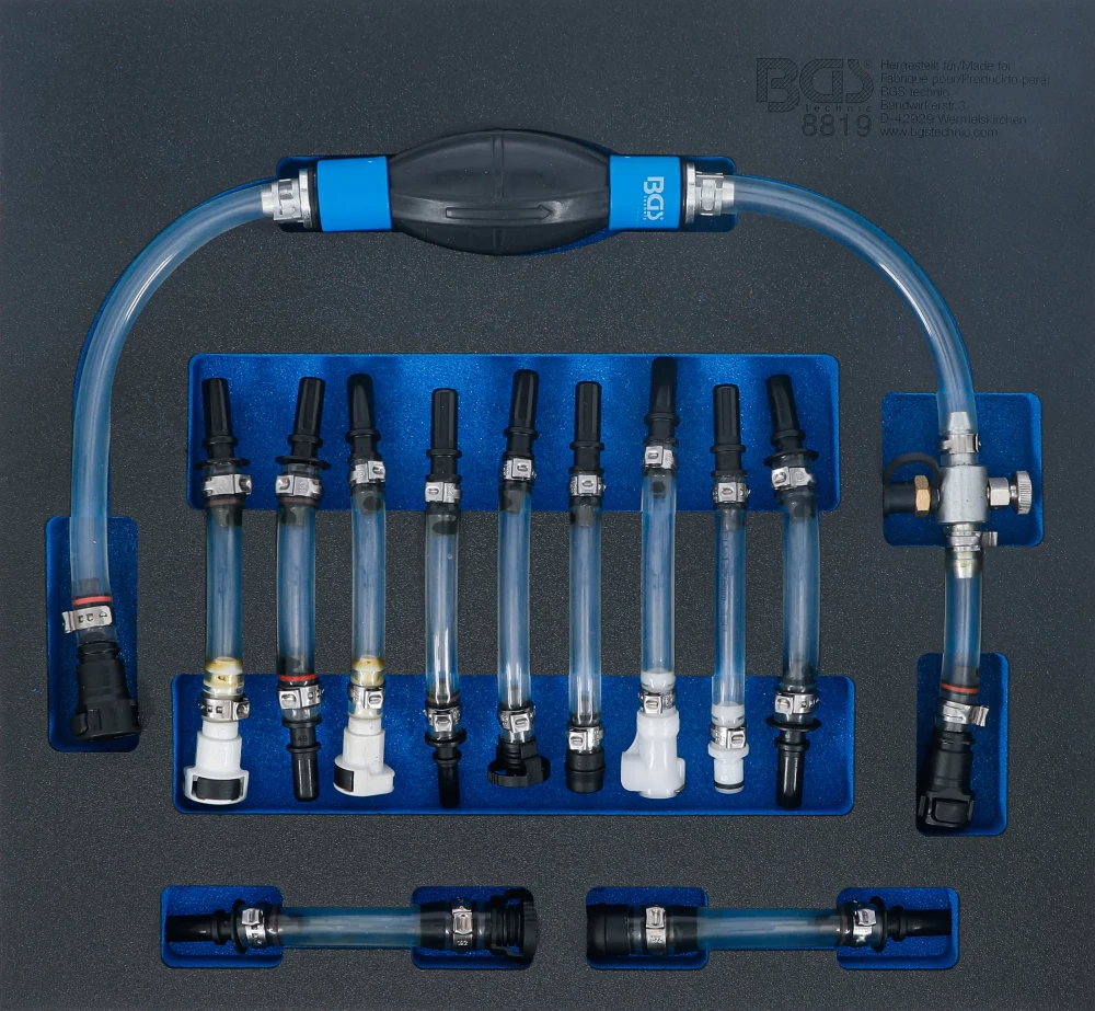 Diesel-Niederdruckkreis-Entlüftungs-Satz, für Ford, PSA, Opel, Fiat, Rover, Land Rover, Renault, Mercedes-Benz, 12-tlg.