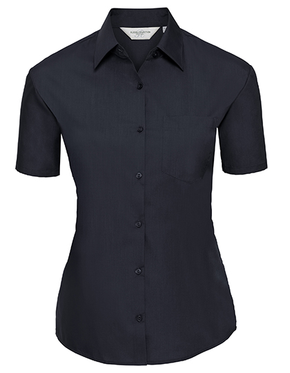 Bluse – Ladies' Short Sleeve Classic Polycotton Poplin Shirt
