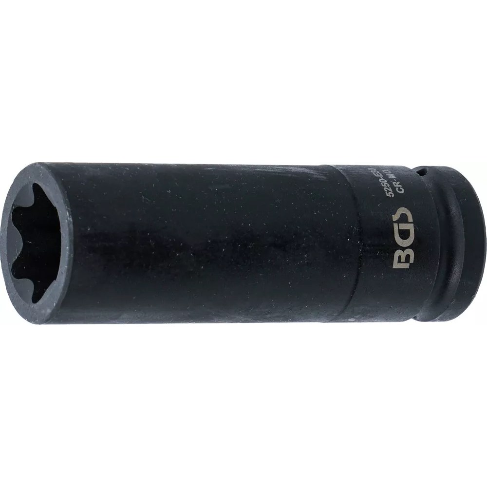 Kraft-Steckschlüssel-Einsatz E-Profil, tief, Antrieb Innenvierkant 20 mm (3/4"), SW E30
