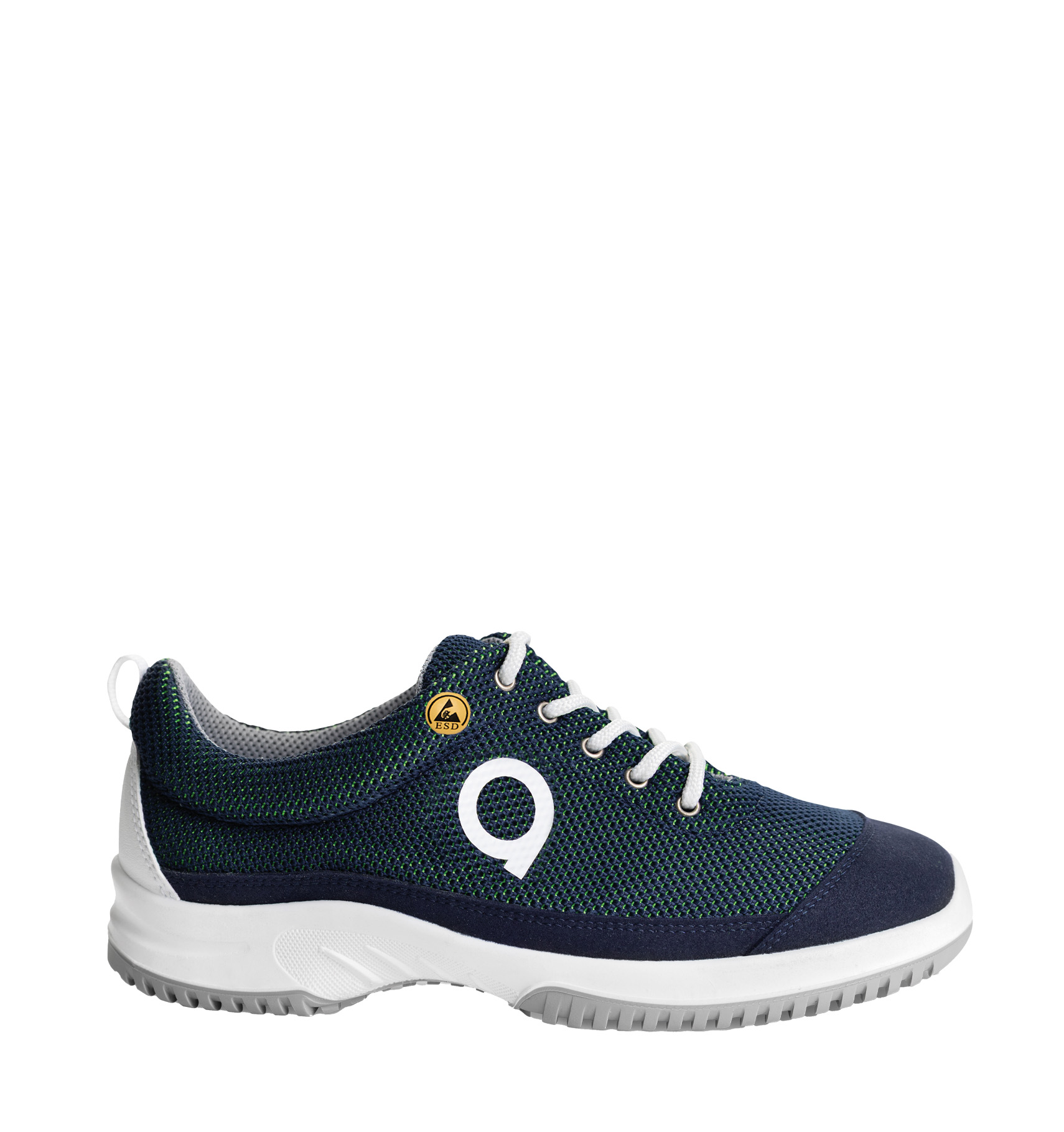 Abeba O1 Berufshalbschuh ESD blau/grün ESD
