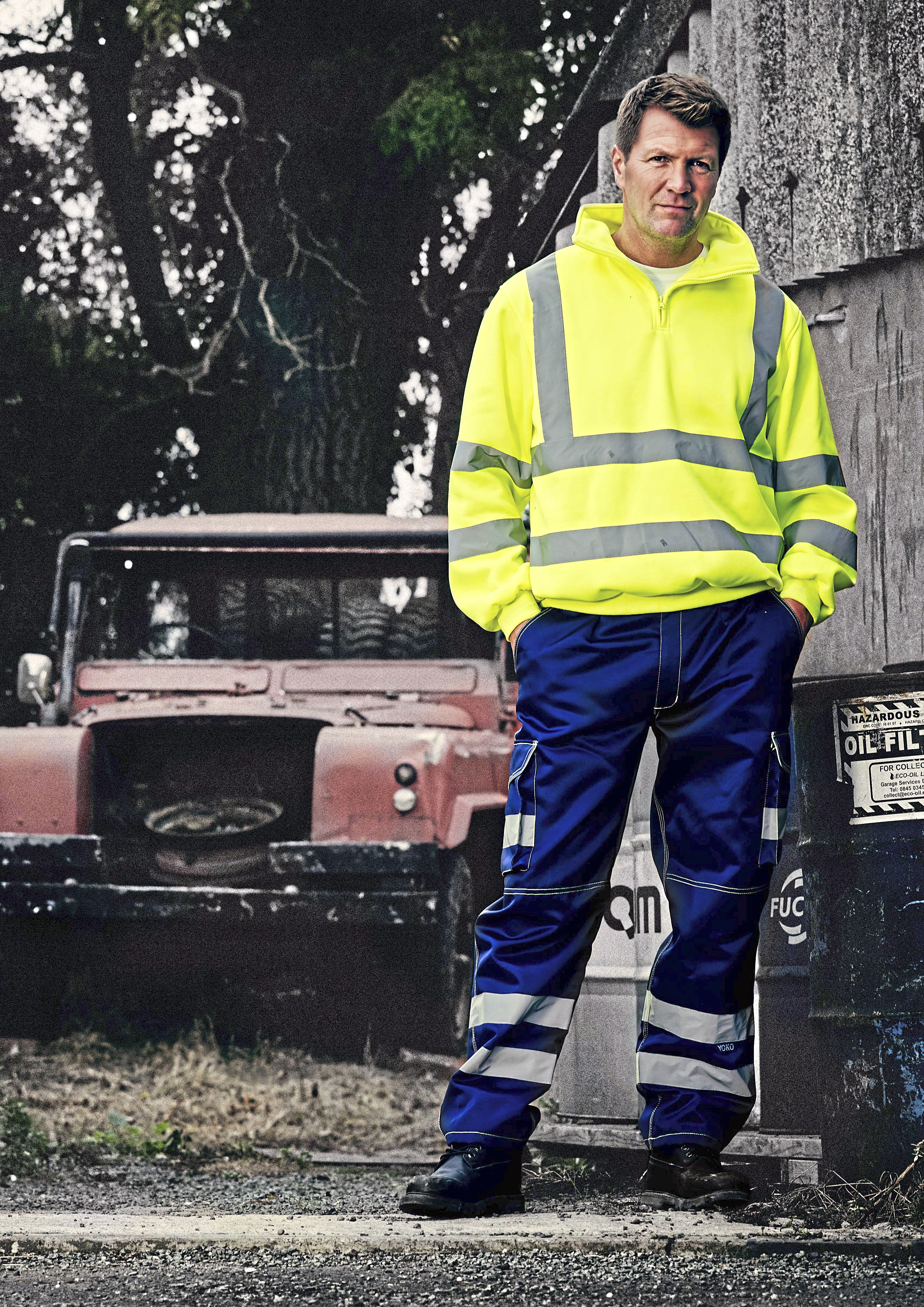 Hi-Vis 1/4 Zip Sweatshirt
