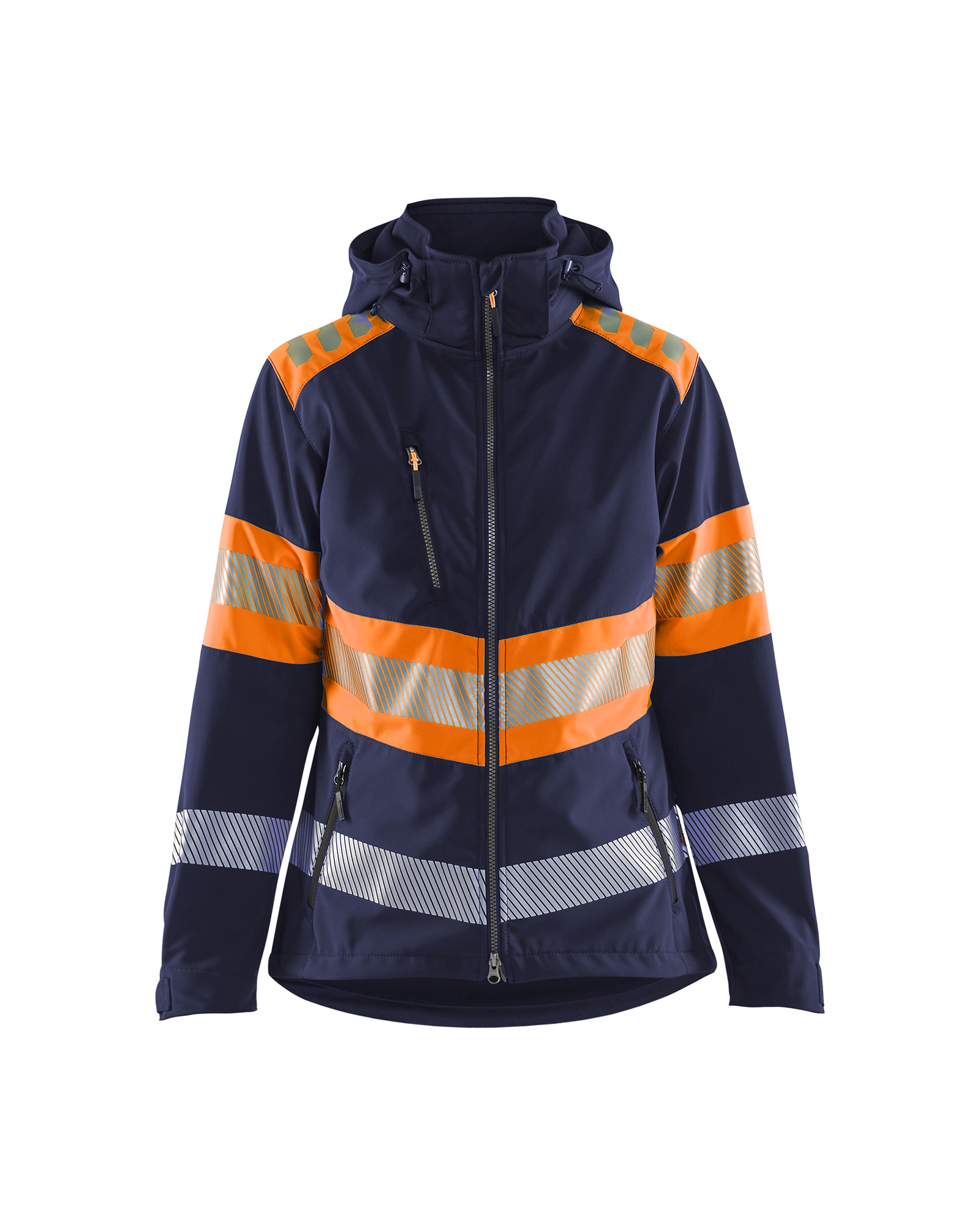 Damen High Vis Softshell Jacke