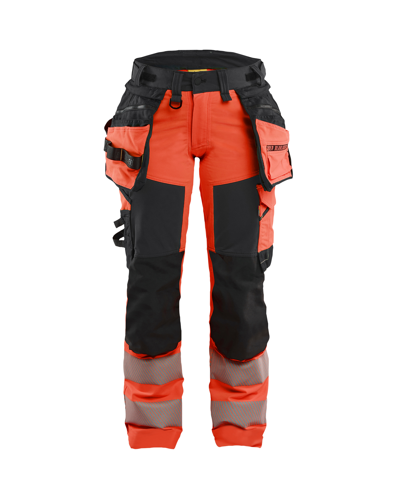 Damen High Vis Arbeitshose 4-Wege-Stretch
