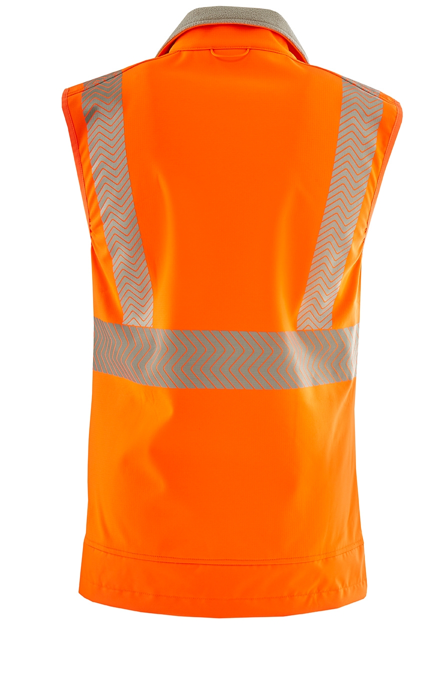 4PROTECT® Warnschutz-Softshellweste PARAMUS leuchtorange