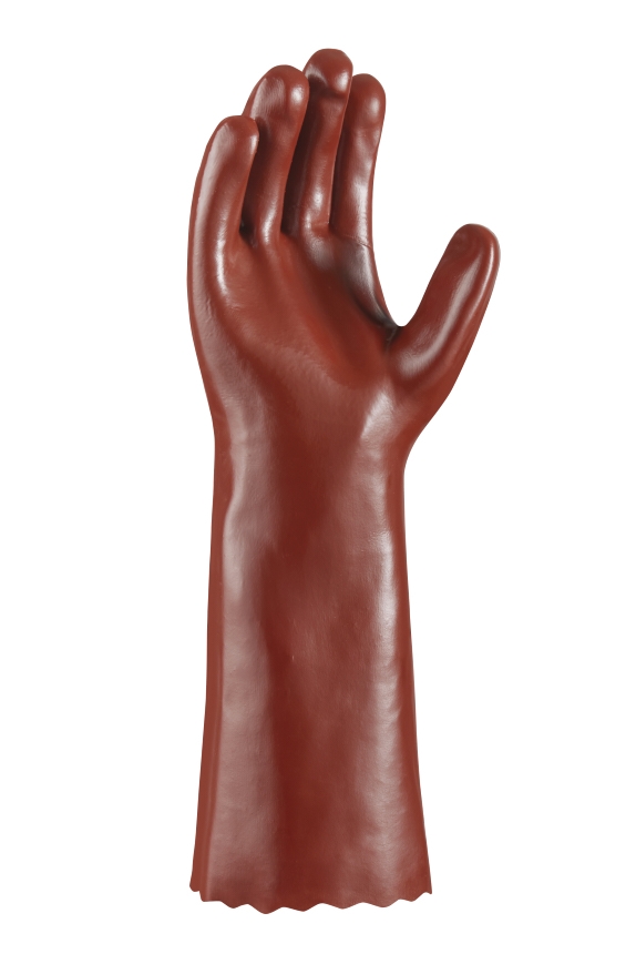 teXXor® PVC-Handschuhe ROTBRAUN rotbraun