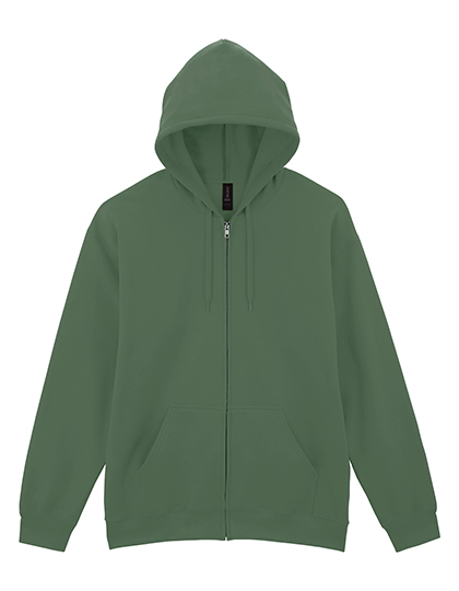 Softstyle Midweight Fleece Adult Full Zip Hooded Sweatshirt