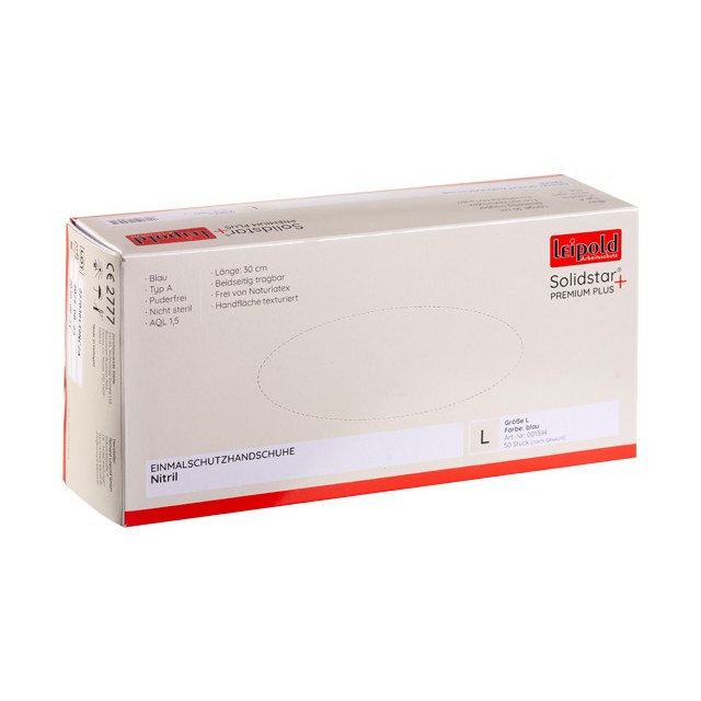 Solidstar® | PREMIUM PLUS | Nitril-Einmalschutzhandschuh | Länge: 30 cm