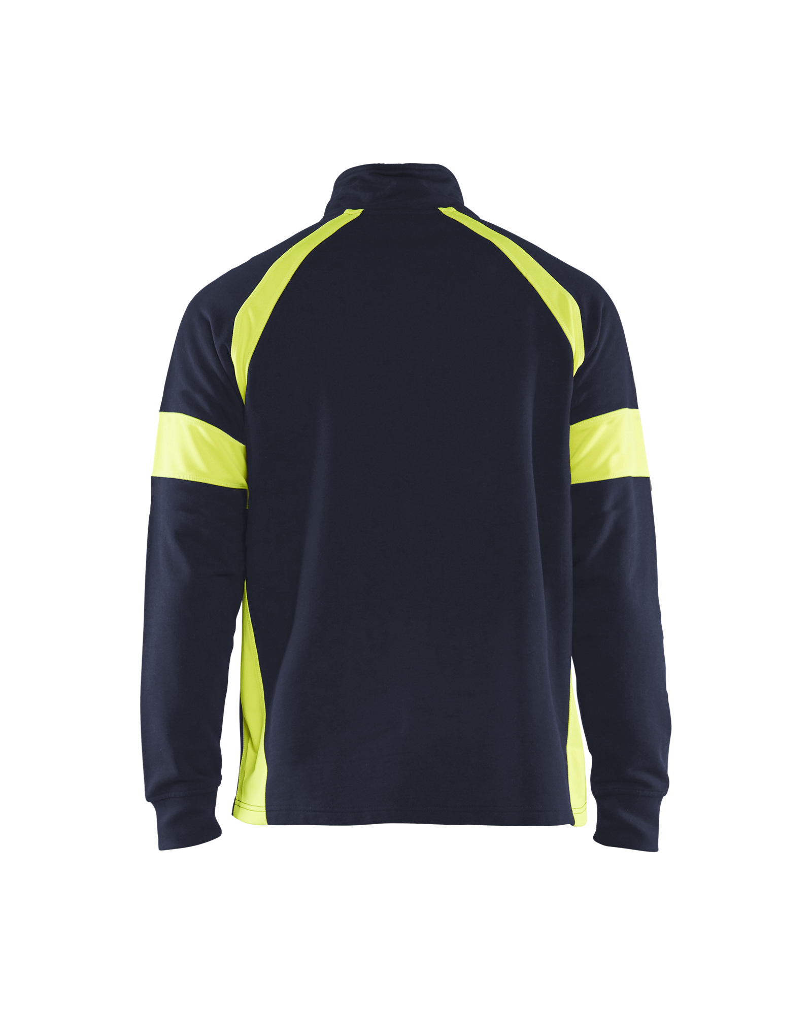 Sweatshirt Half-Zip mit High Vis