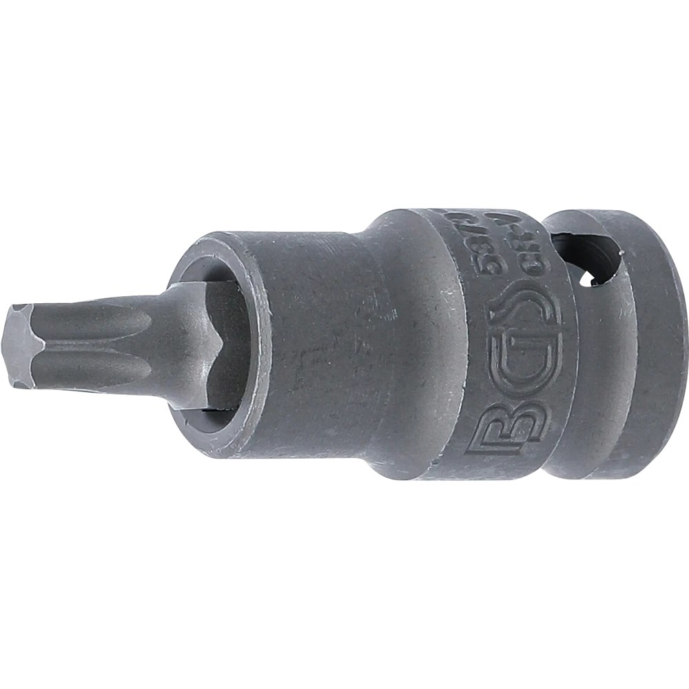Kraft-Bit-Einsatz, Länge 55 mm, Antrieb Innenvierkant 12,5 mm (1/2"), T-Profil (für Torx) T45