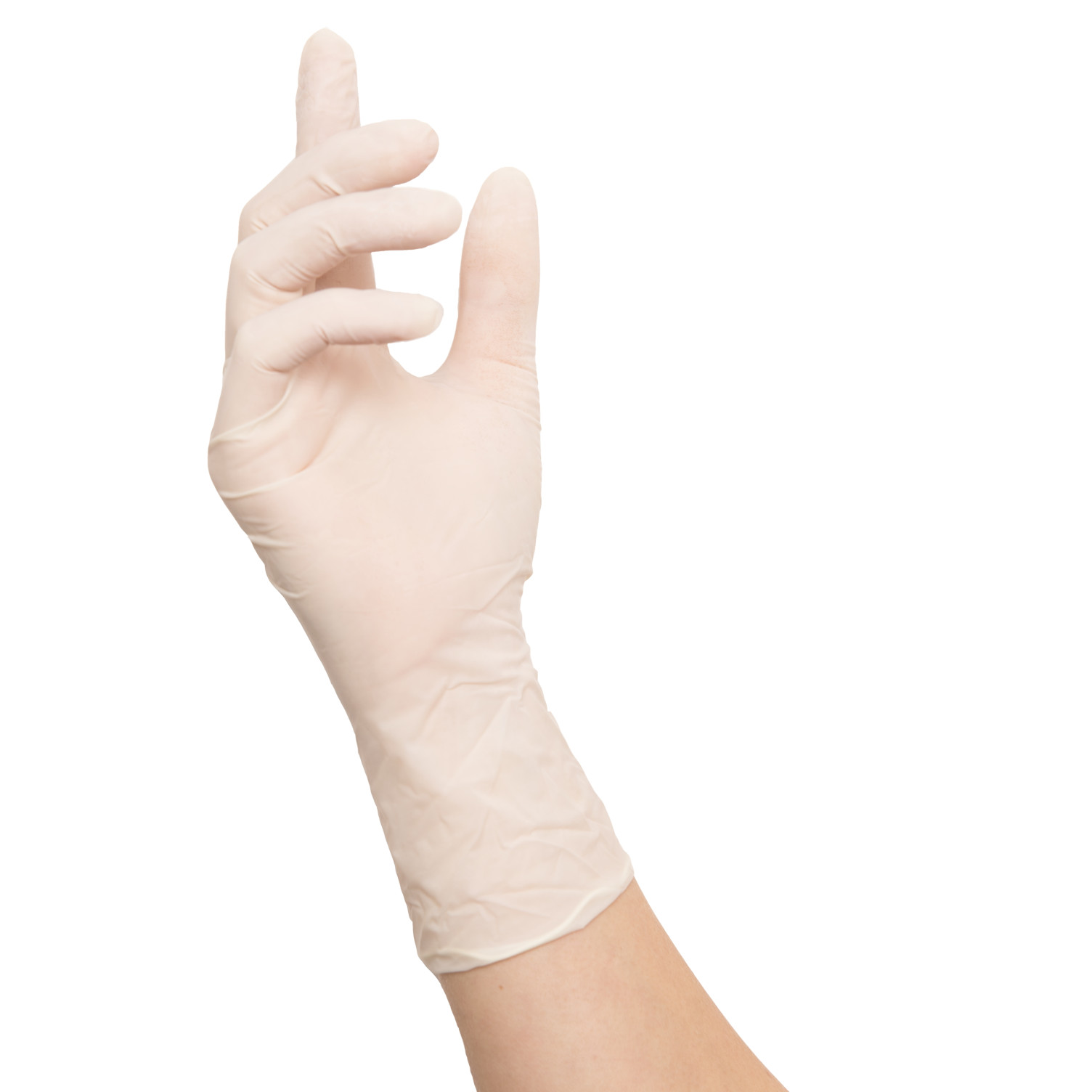 Handschuh IDEAL CARE Latex-Einmalhandschuhe