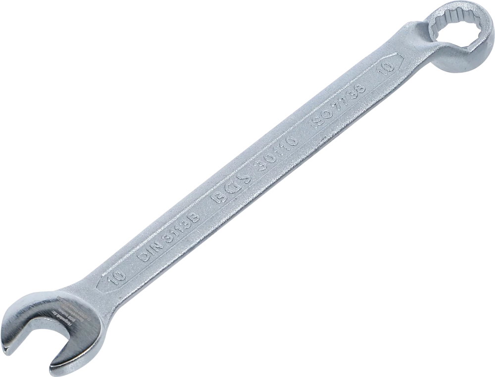 Maul-Ringschlüssel, gekröpft, SW 10 mm