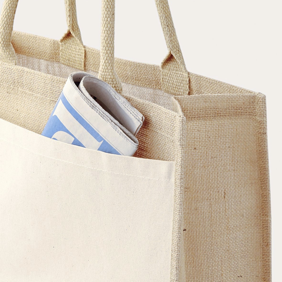 Tasche – Cotton Pocket Jute Shopper