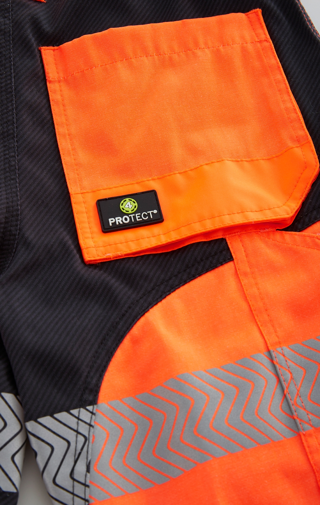 4PROTECT® Warnschutz-Shorts PATERSON leuchtorange