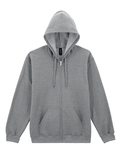 Softstyle Midweight Fleece Adult Full Zip Hooded Sweatshirt