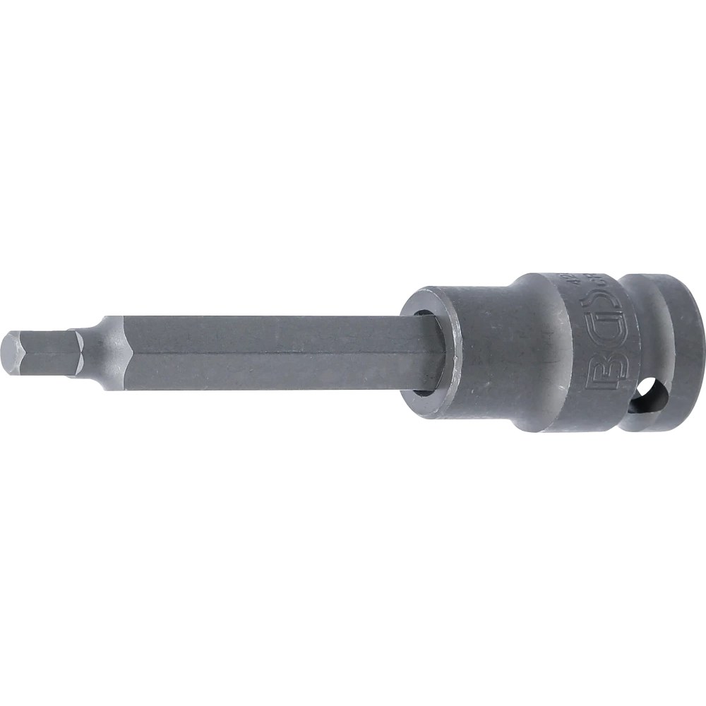 Kraft-Bit-Einsatz, Länge 100 mm, Antrieb Innenvierkant 12,5 mm (1/2"), Innensechskant 6 mm