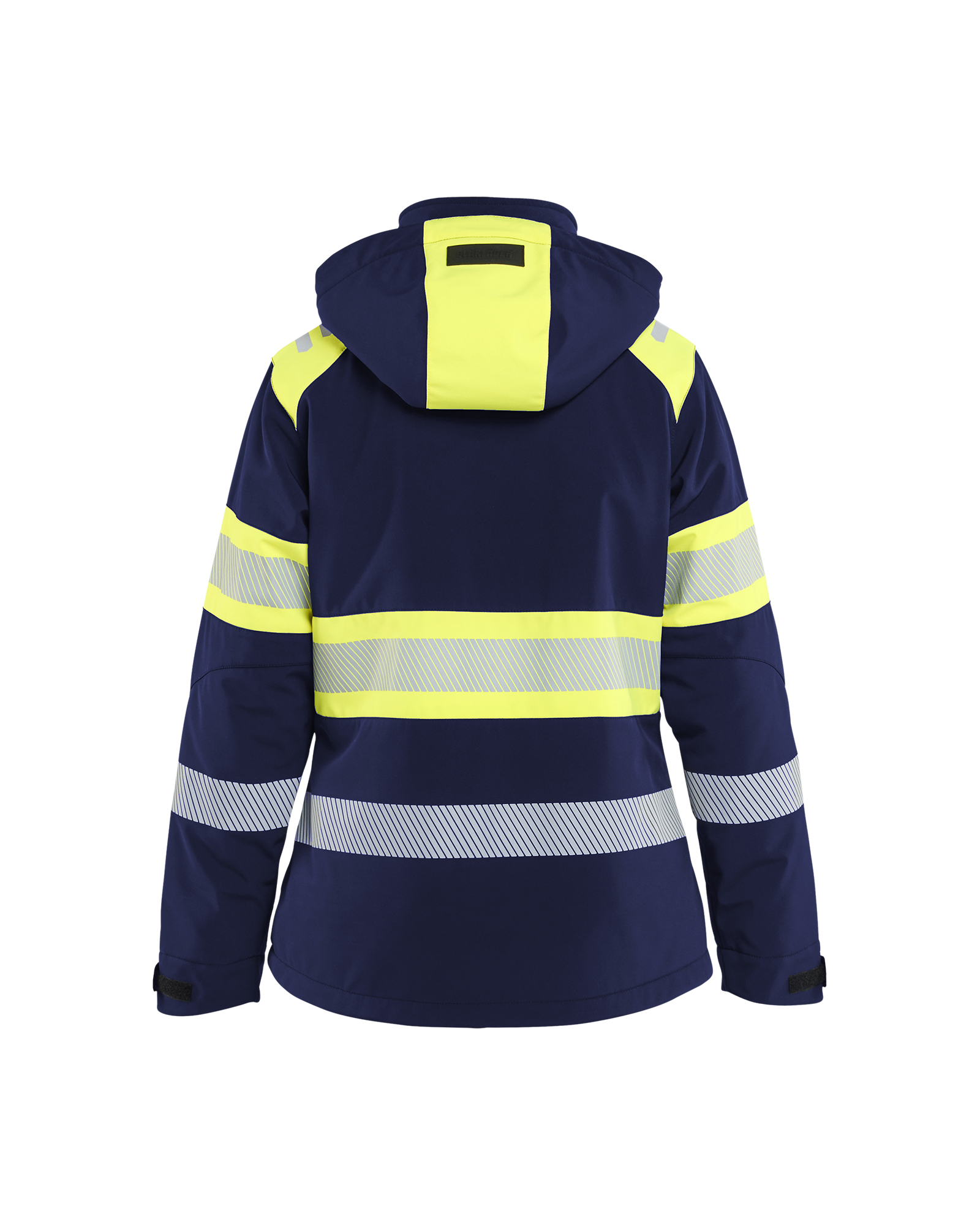 Damen High Vis Softshell Winterjacke leicht gefüttert