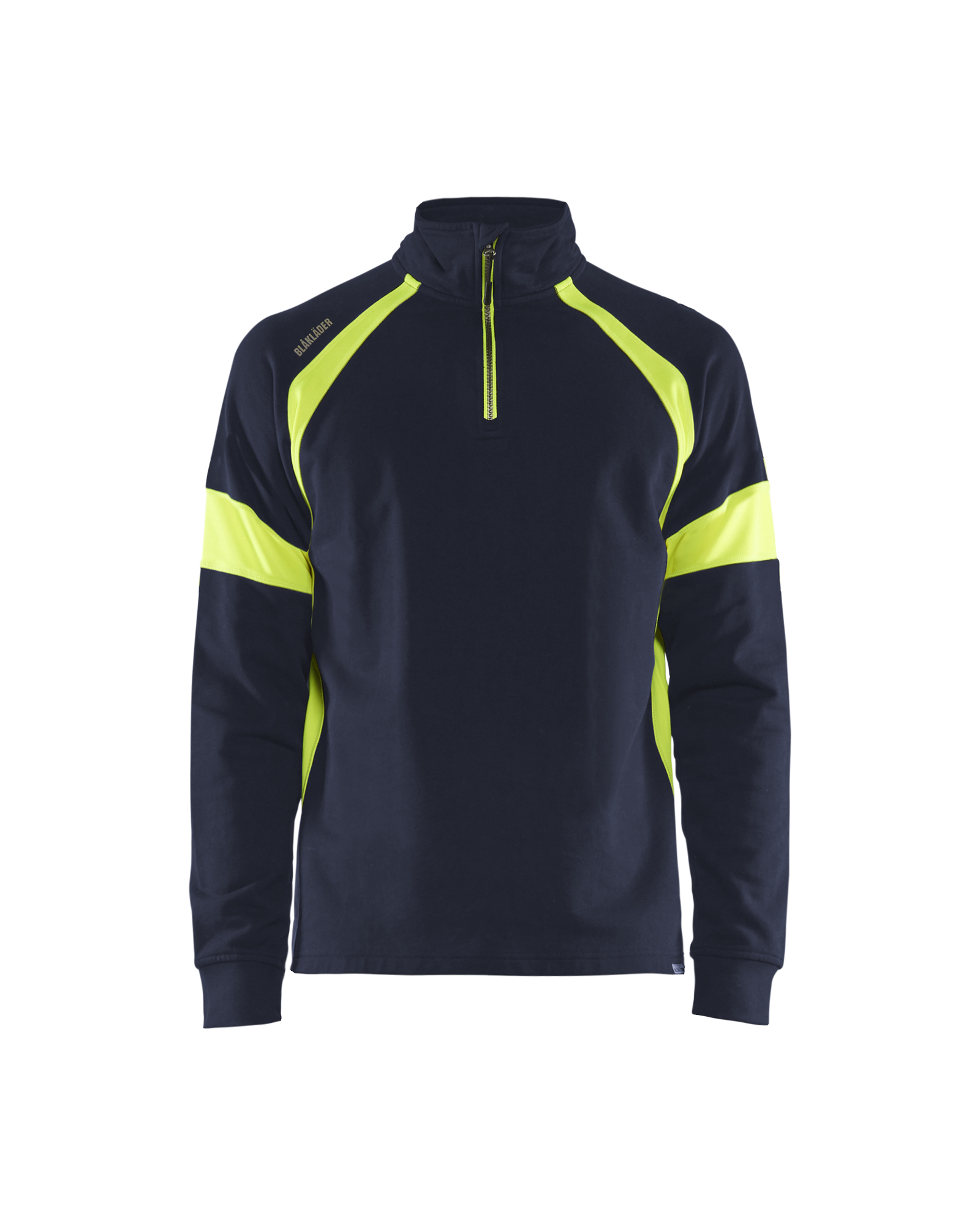 Sweatshirt Half-Zip mit High Vis