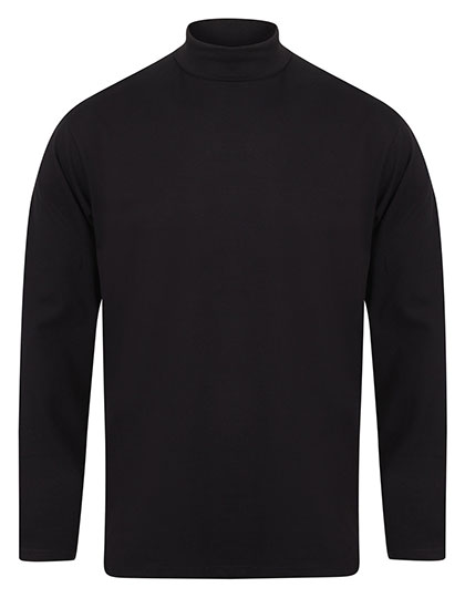 T-Shirt – Roll-Neck Long-Sleeve Top