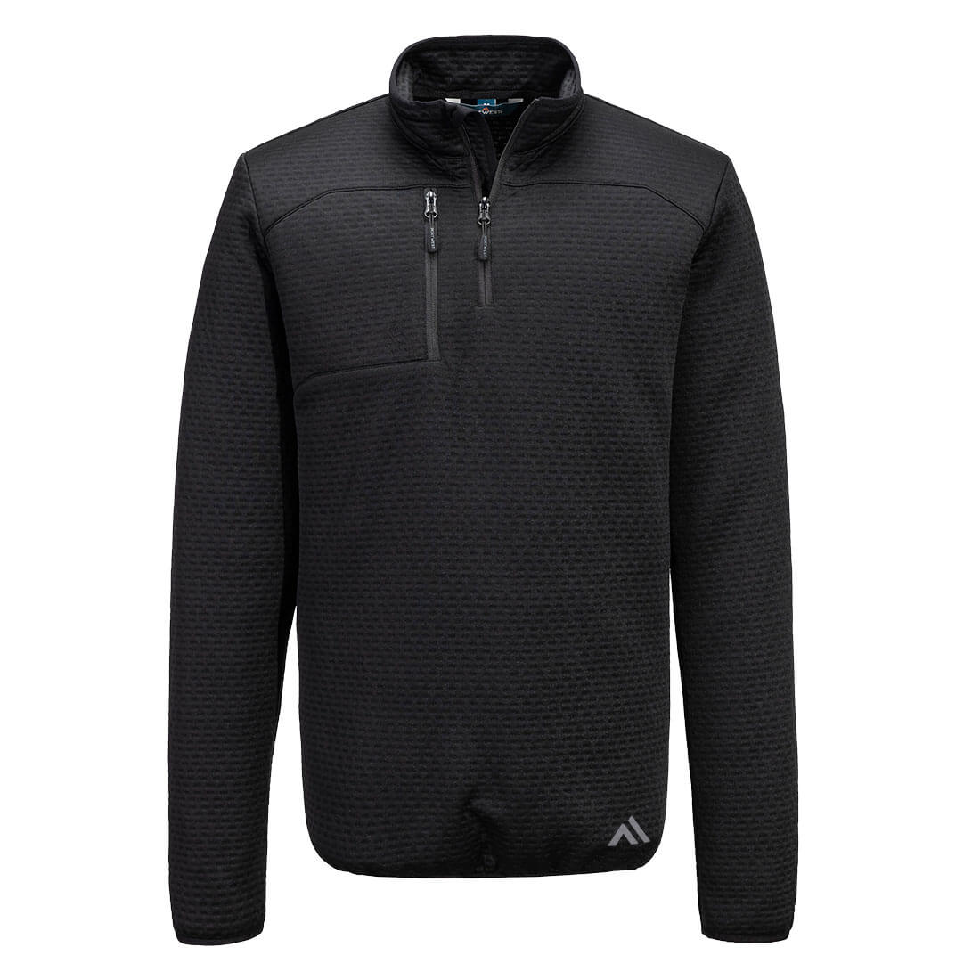 KX3 Texturiertes Sweatshirt mit 1/4 Reißverschluss