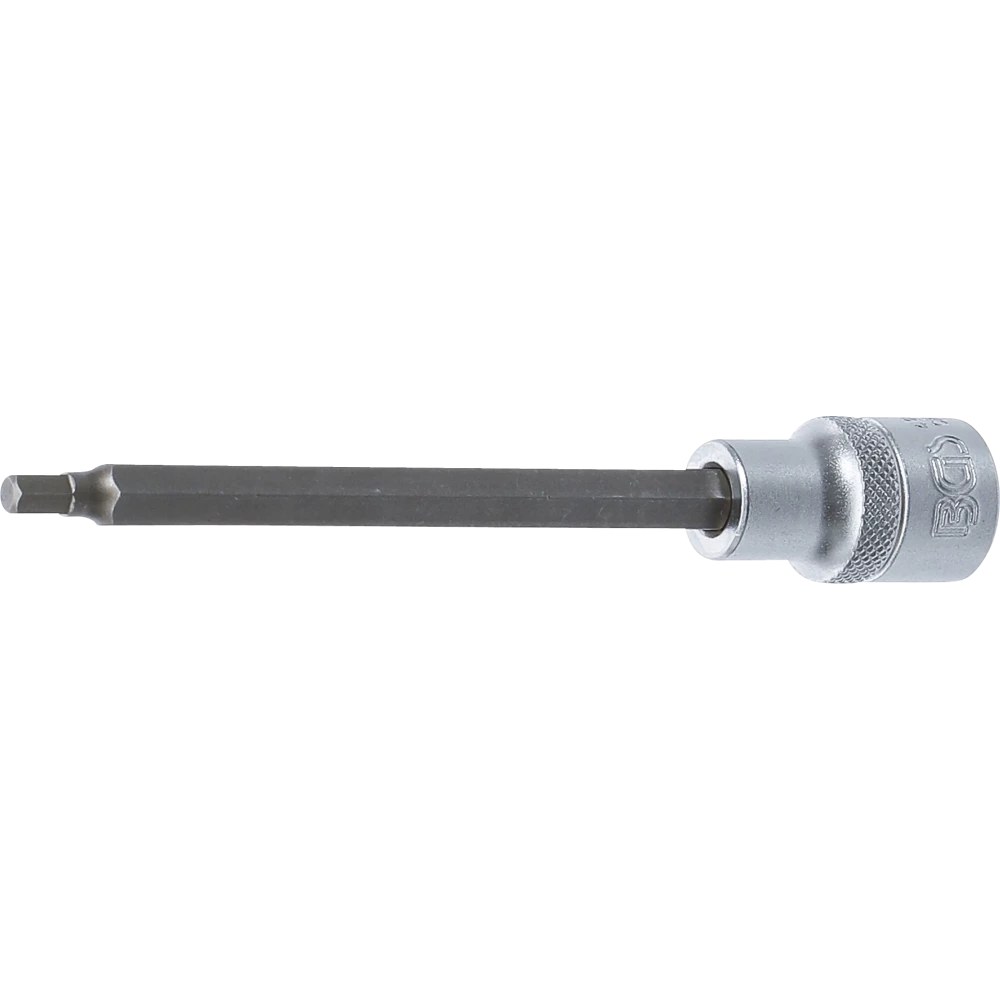 Bit-Einsatz, Länge 140 mm, Antrieb Innenvierkant 12,5 mm (1/2"), Innensechskant 5 mm