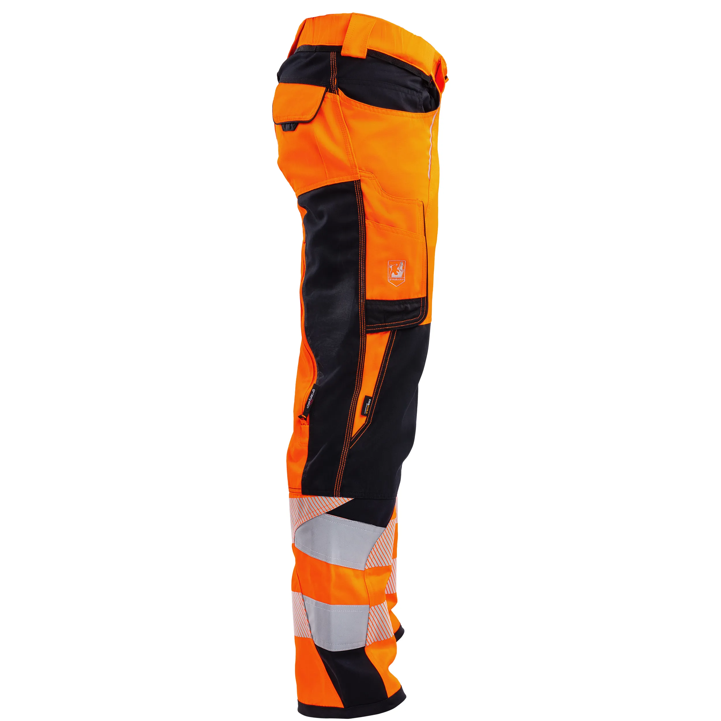 Arbeitshose "Grizzlyskin Warnschutz" aus Lyocell & Cordura