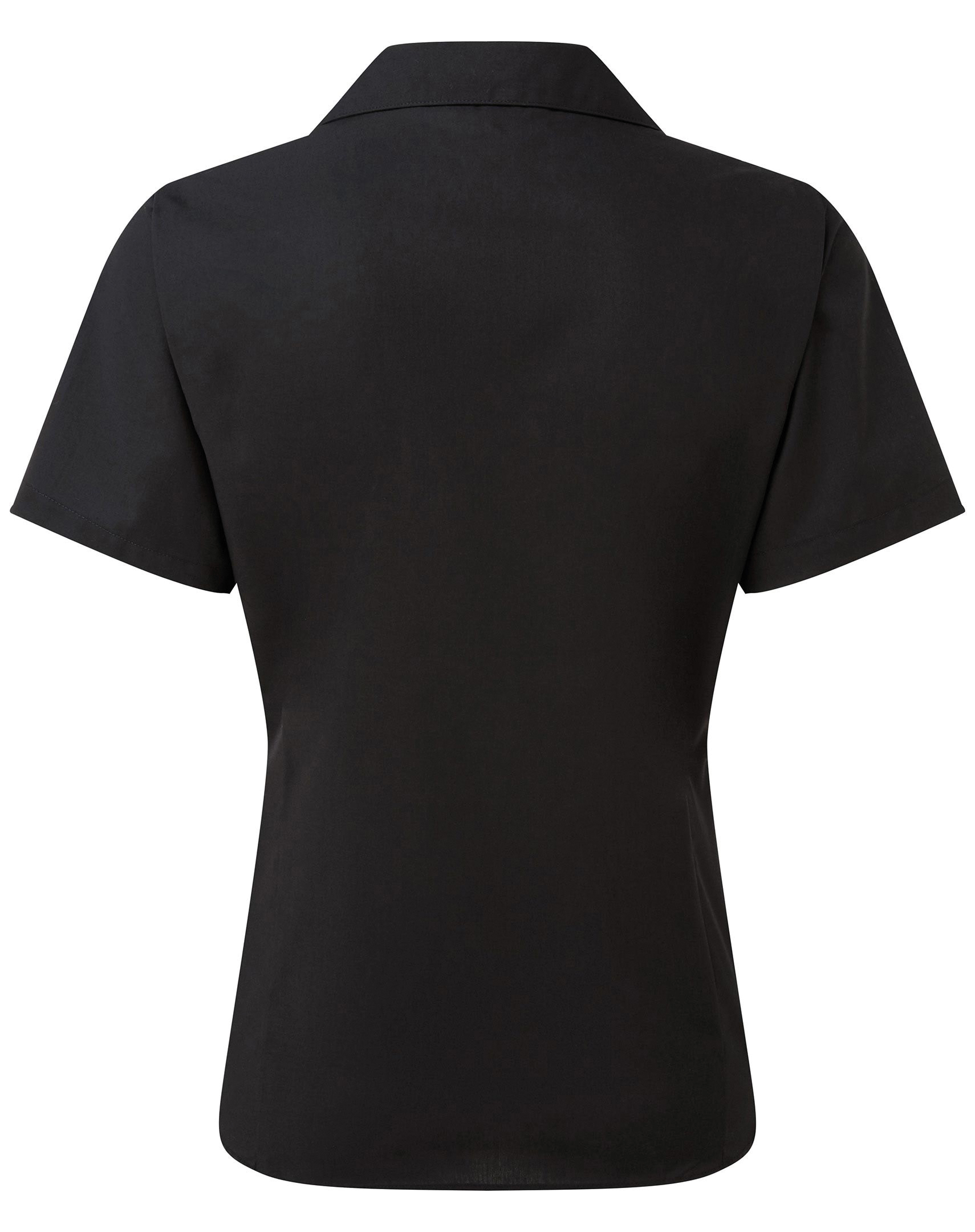 Bluse – Women´s Poplin Short Sleeve Blouse