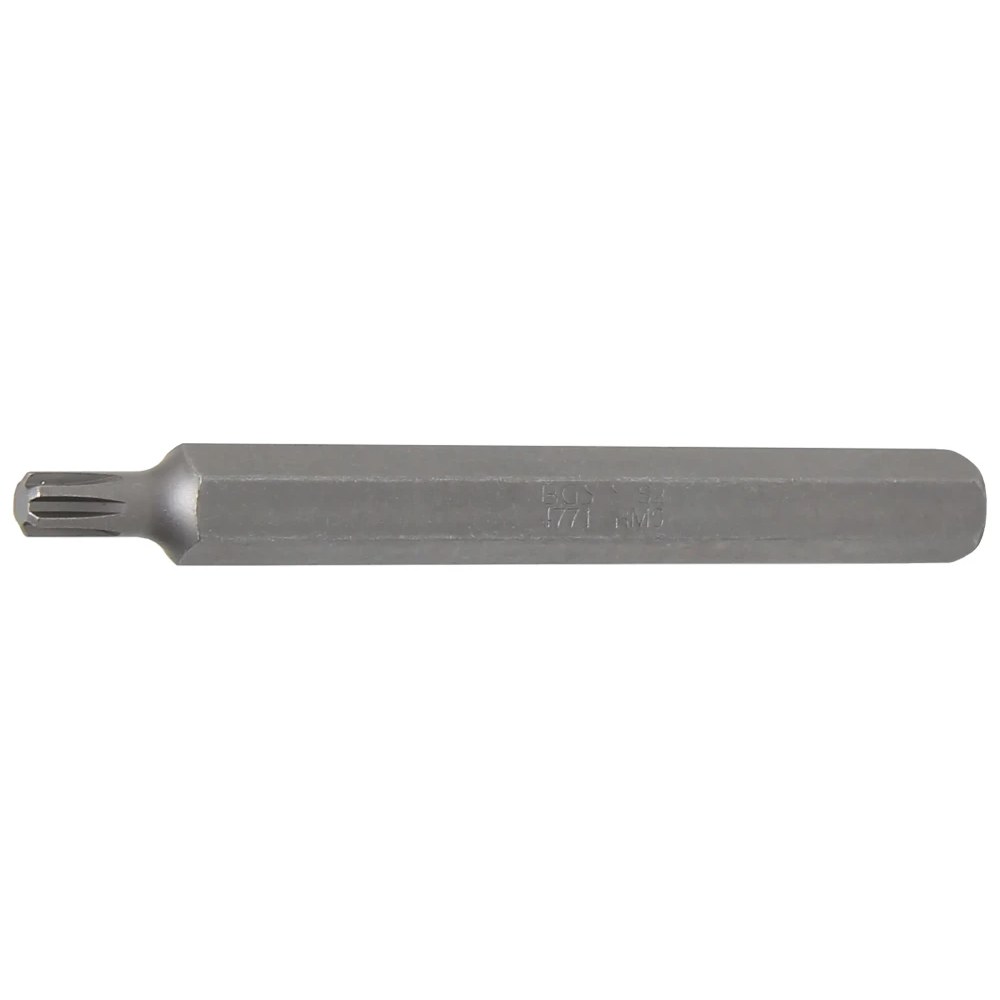 Bit, Länge 100 mm, Antrieb Außensechskant 10 mm (3/8"), Keil-Profil (für RIBE) M6