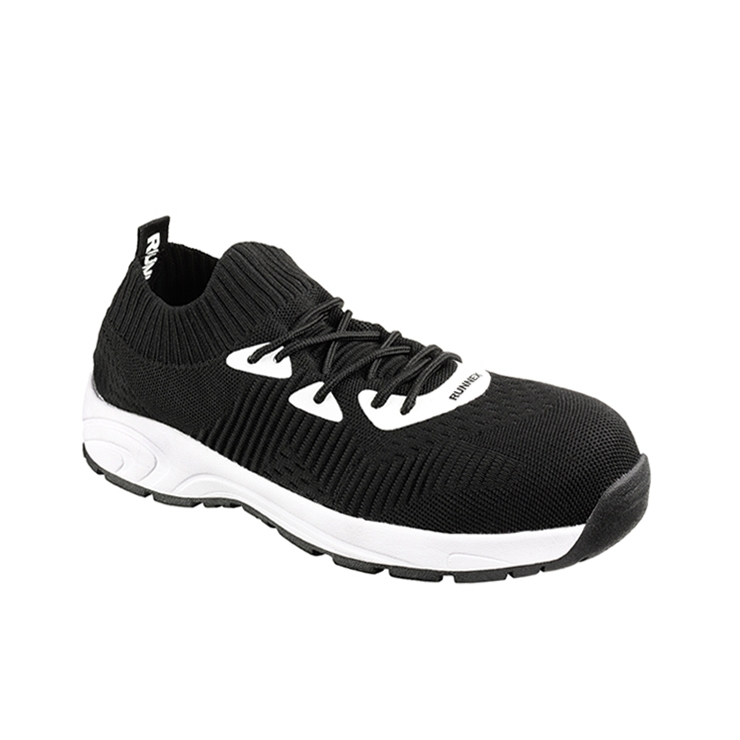 RUNNEX® S1-Sicherheitshalbschuhe SportStar schwarz/weiß