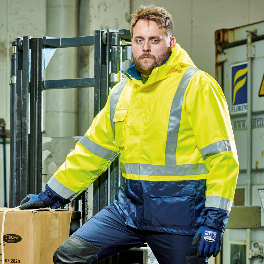3IN1 Warnschutzjacke Gelb/Marine Alf