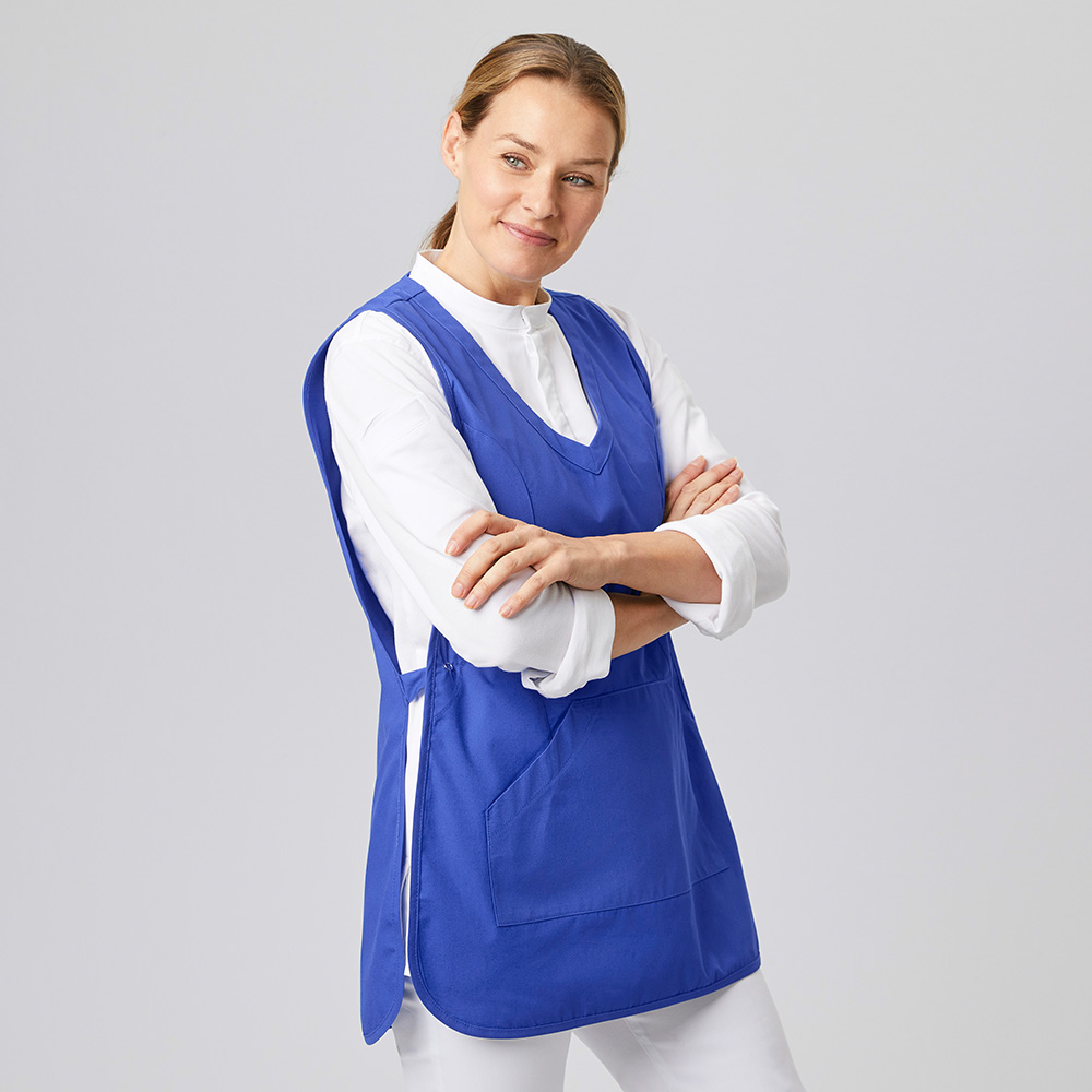Überwurfschürze, royal blue