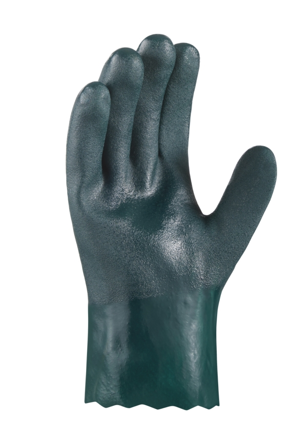 teXXor® Chemikalienschutz-Handschuhe PVC GRÜN grün