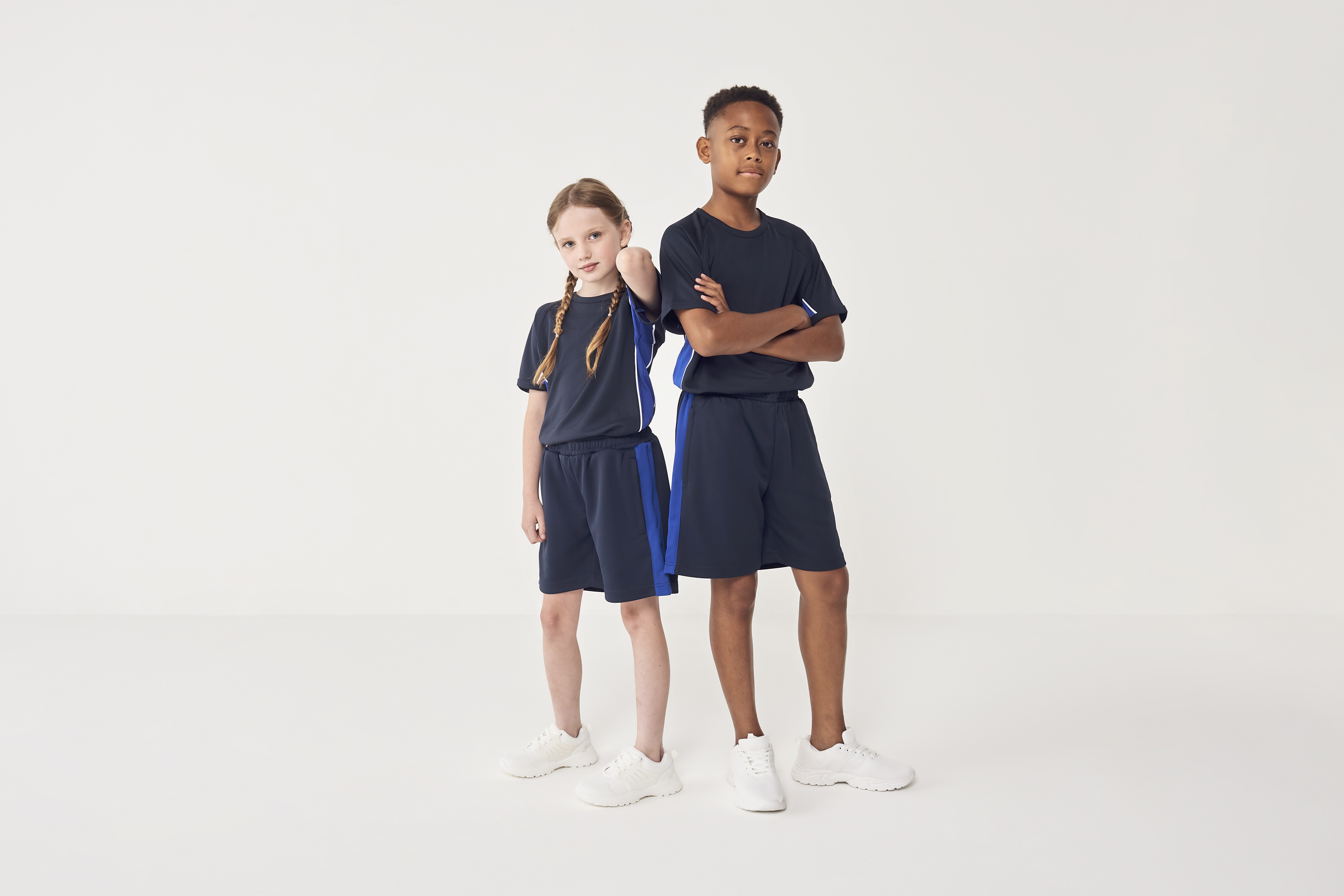 Kids Knitted Shorts with Zip Pockets