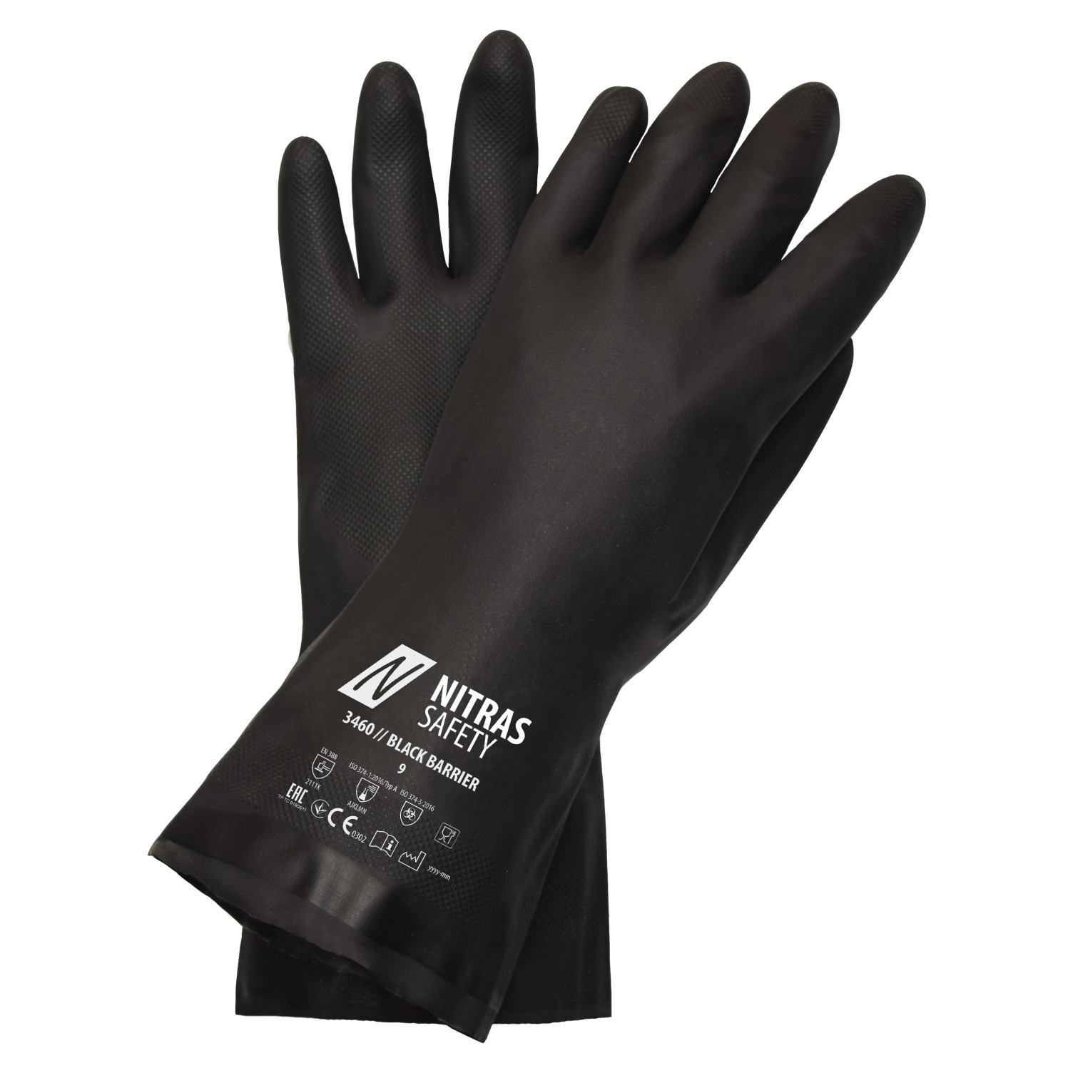 Handschuh BLACK BARRIER Chemikalienschutzhandschuhe