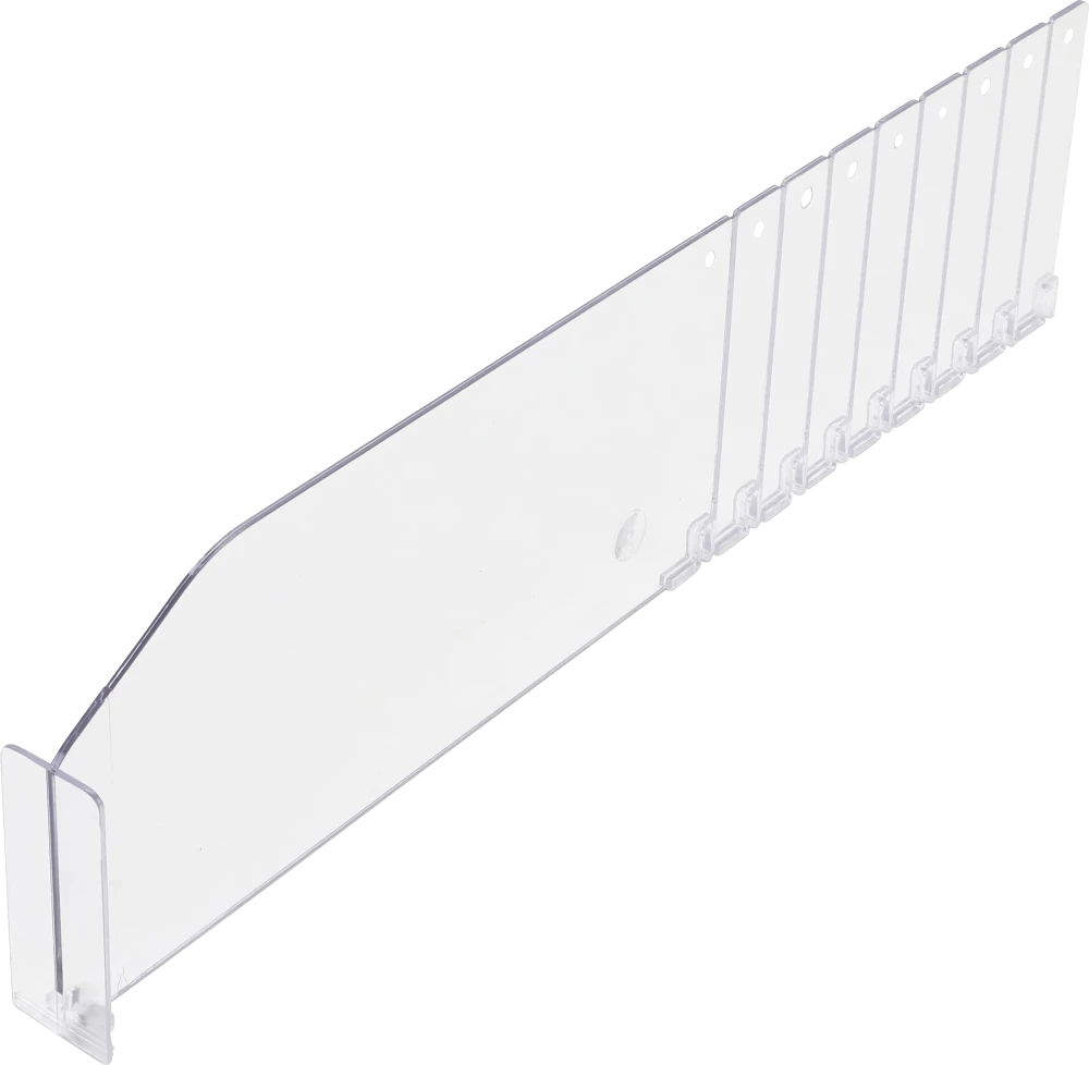 Kunststoff-Trenner, transparent, 285 / 480 x 120 mm