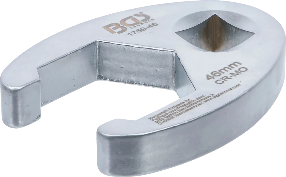 Hahnenfußschlüssel, Antrieb Innenvierkant 20 mm (3/4"), SW 46 mm
