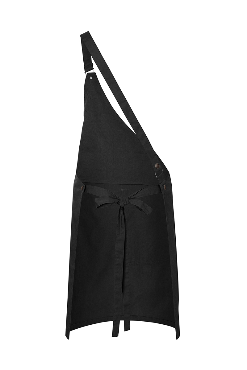 Asymmetrische Latzschürze Classic mit Tasche