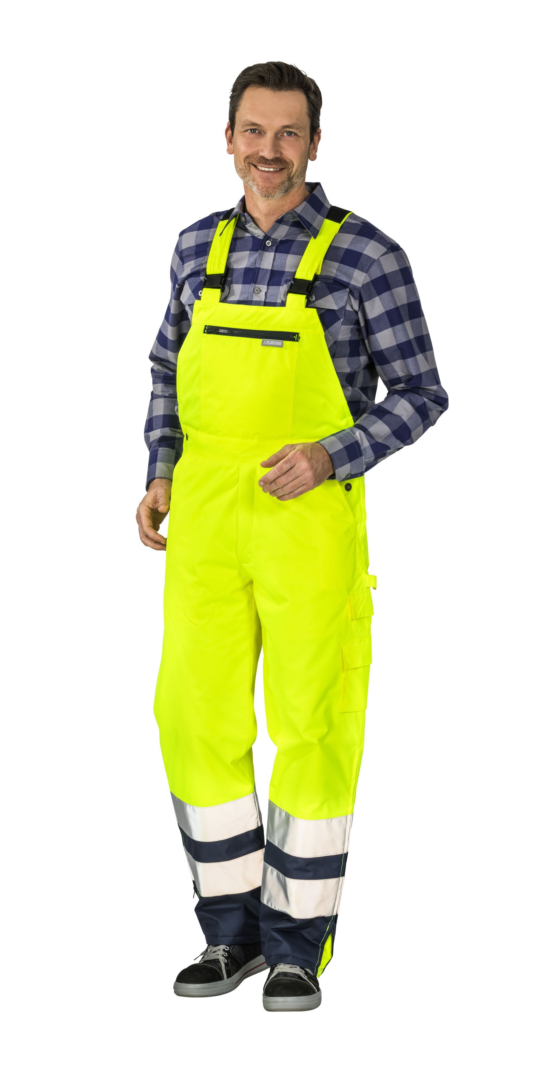 PLANAM Winterlatzhose Warnschutz