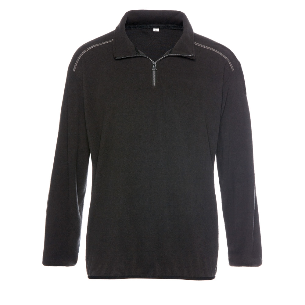 teXXor® Microfleece-Pullover STAVANGER schwarz