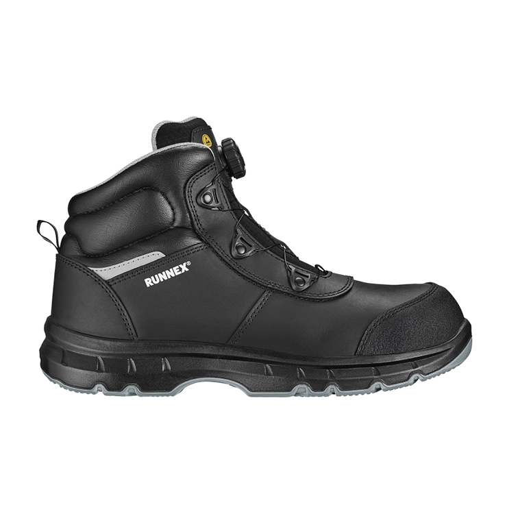 RUNNEX® S3S-ESD-Sicherheitsstiefel atop FlexStar schwarz/grau